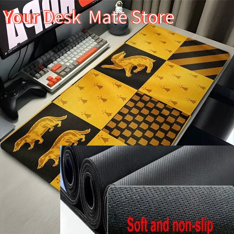 Pc Gaming Yellow - Siyah ve Beyaz Porsuk Mouse Pad