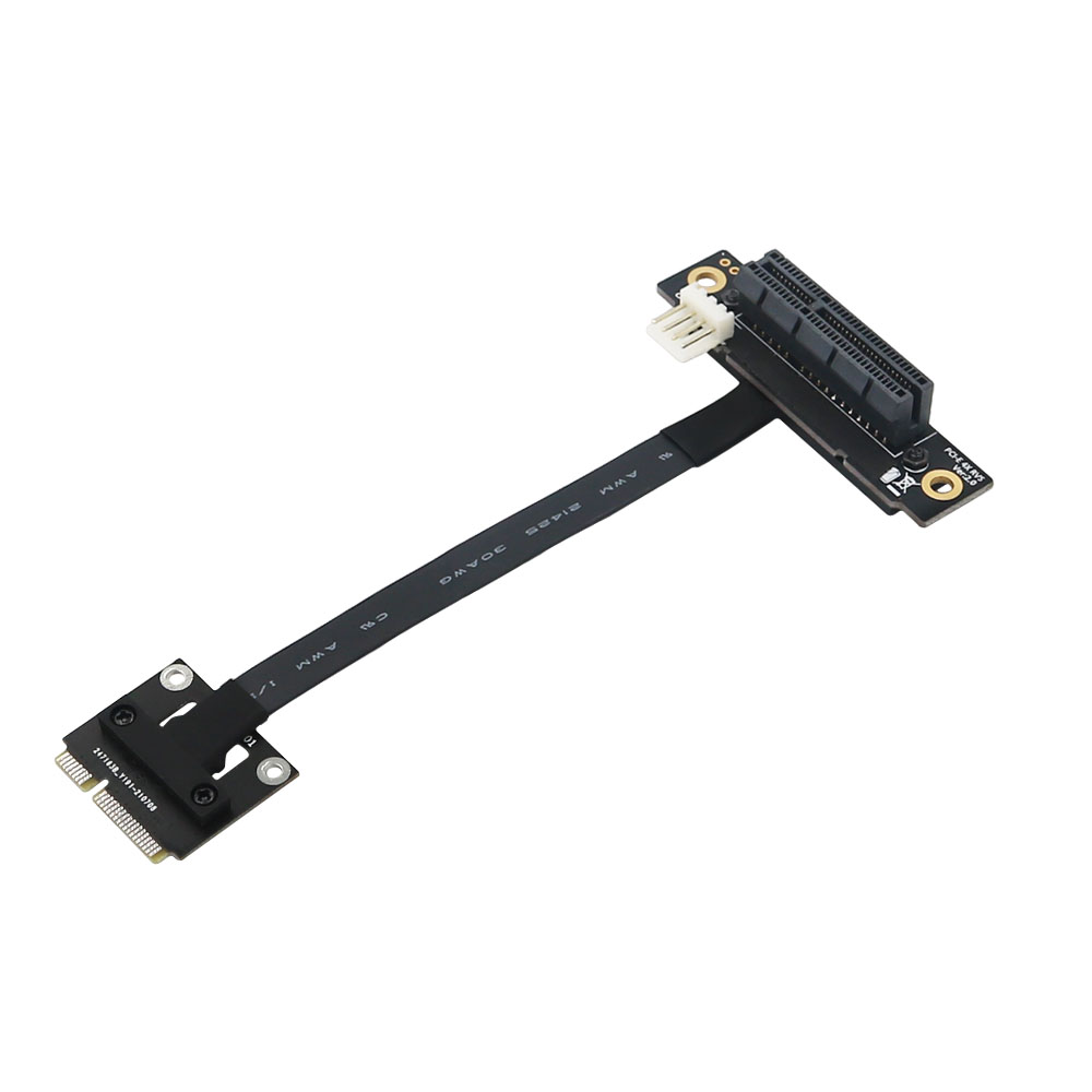 Pcie Riser Cable - Kartlara ekleyin 270 derece Mini PCIe