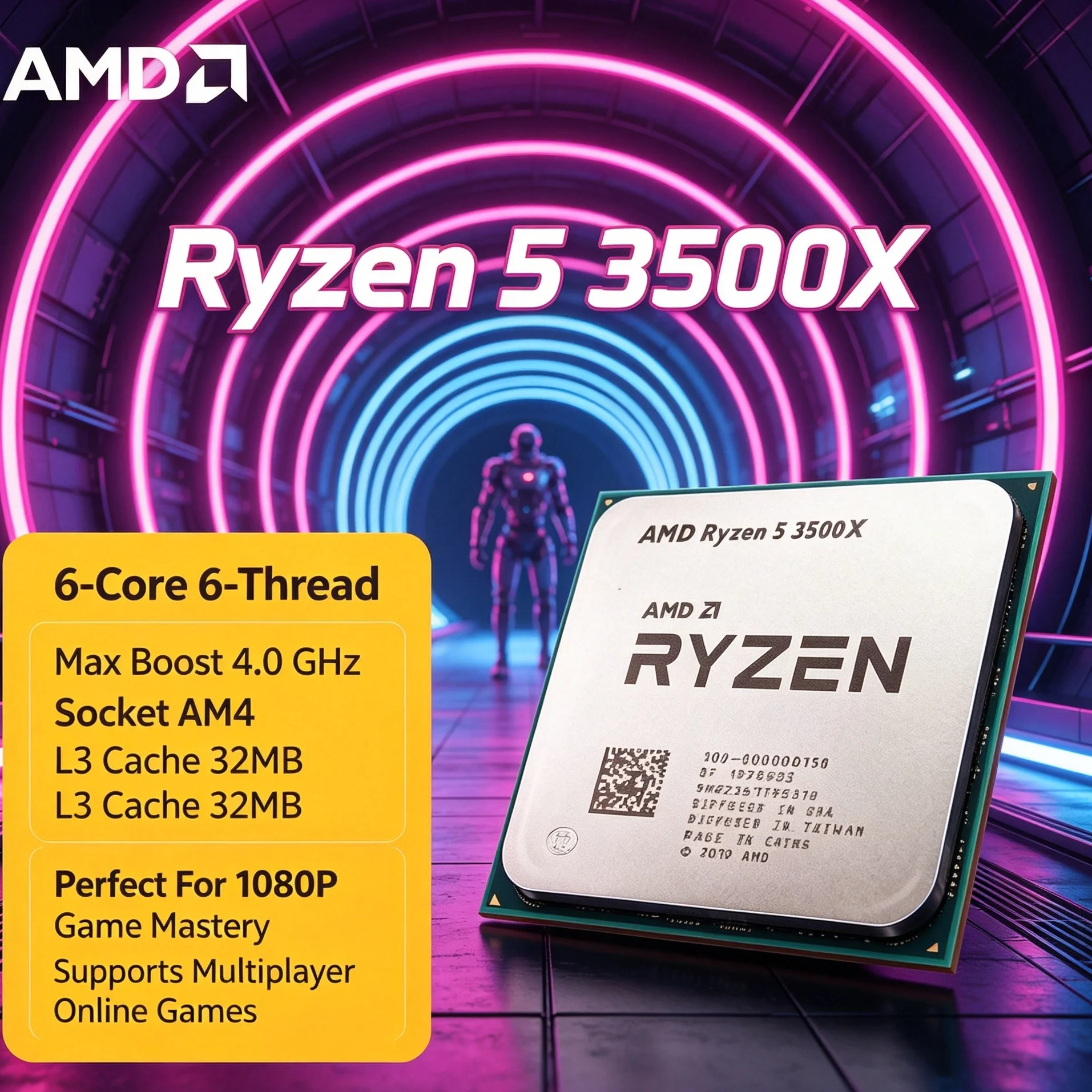 Pc Gaming Amd Ryzen 5 - AMD Ryzen 5 3500X Masaüstü İşlemci
