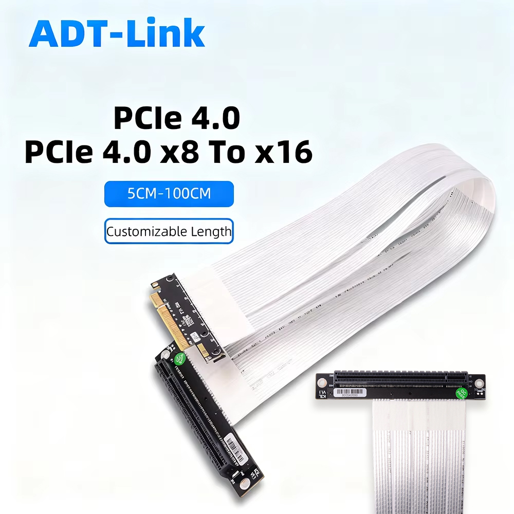 Pcie Riser Cable - ADT-Link PCIE 4.0 3.0 X8 -