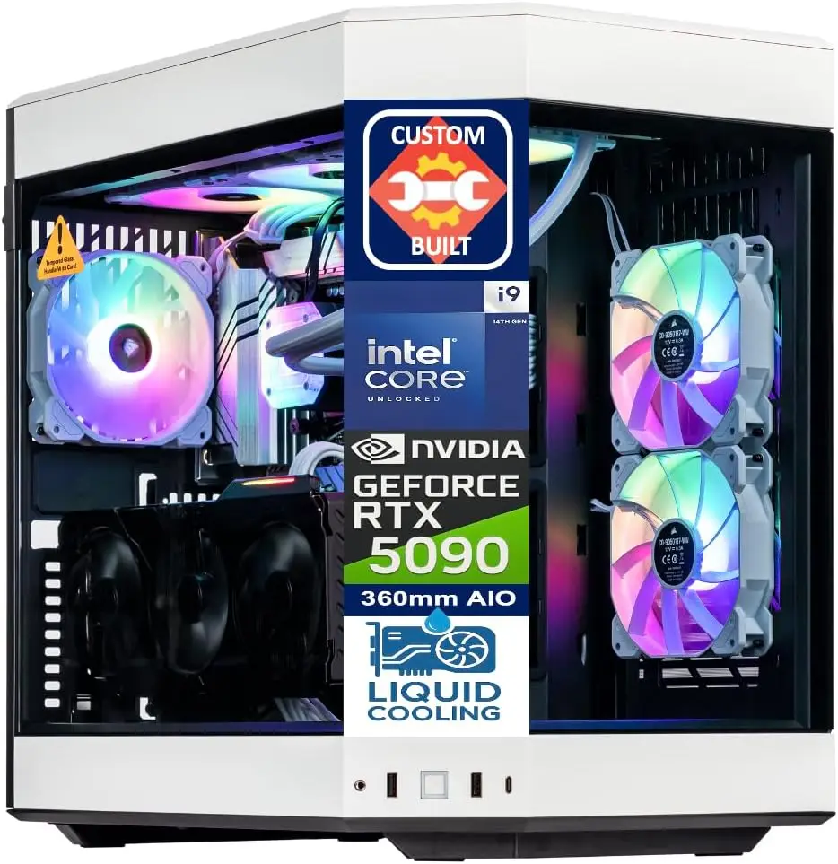 Pc Gaming I9 Rtx 5090 - Velztorm White Praetix Özel Yapım Y60