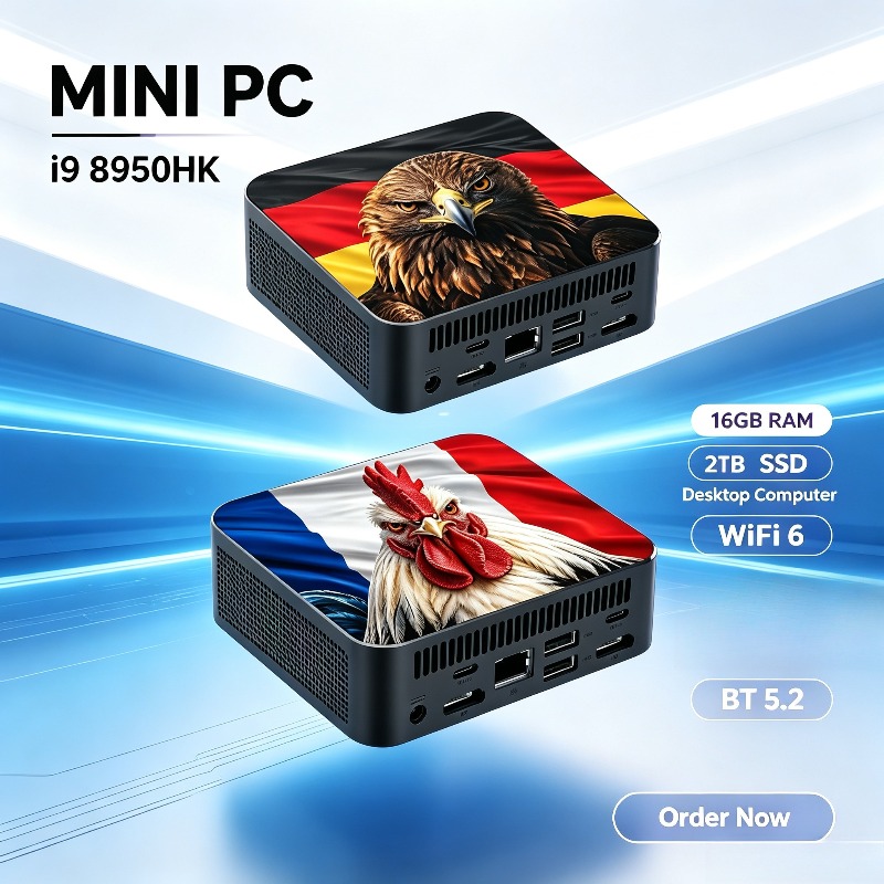 Pc Gaming Mini - Intel i9 8950HK 2026 Mini Masaüstü