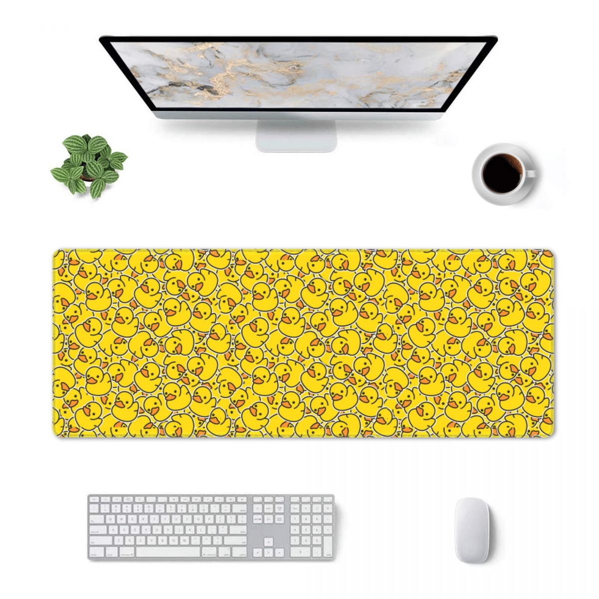 Pc Gaming Yellow - Büyük Boy Mouse Pad Sarı Klasik