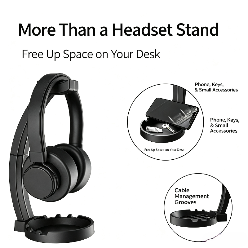 Kulaklık Standı, Depolama Teps - Desk Cable Organizer incelemesi ve fiyatı