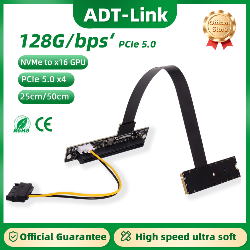 ADT-Link PCIe 5.0 M.2 NGFF NVM - Pcie Riser Cable incelemesi ve fiyatı