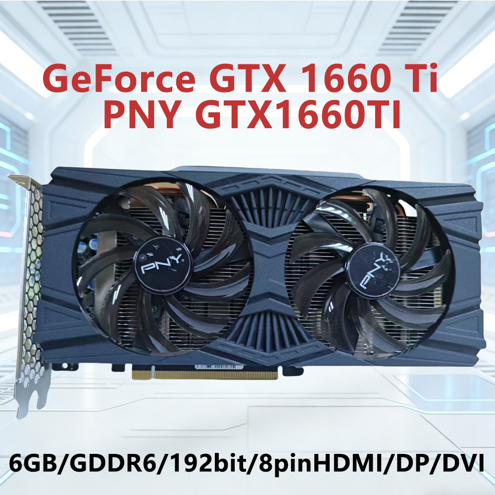 PNY GeForce GTX 1660 Ti 6GB GD - Pc Gaming Nvidia incelemesi ve fiyatı