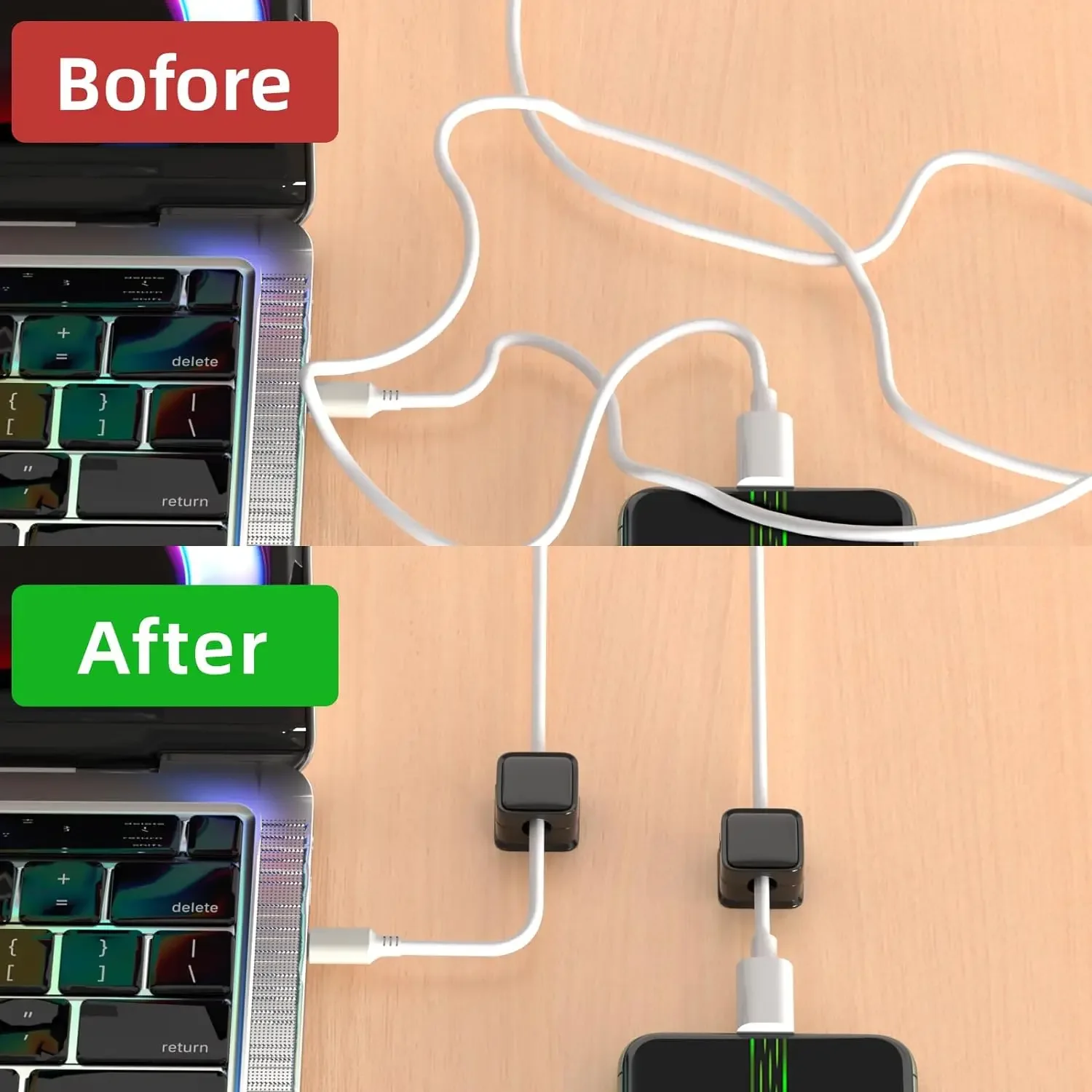 Mini Kablo Düzenleyici, Manyet - Desk Cable Organizer incelemesi ve fiyatı
