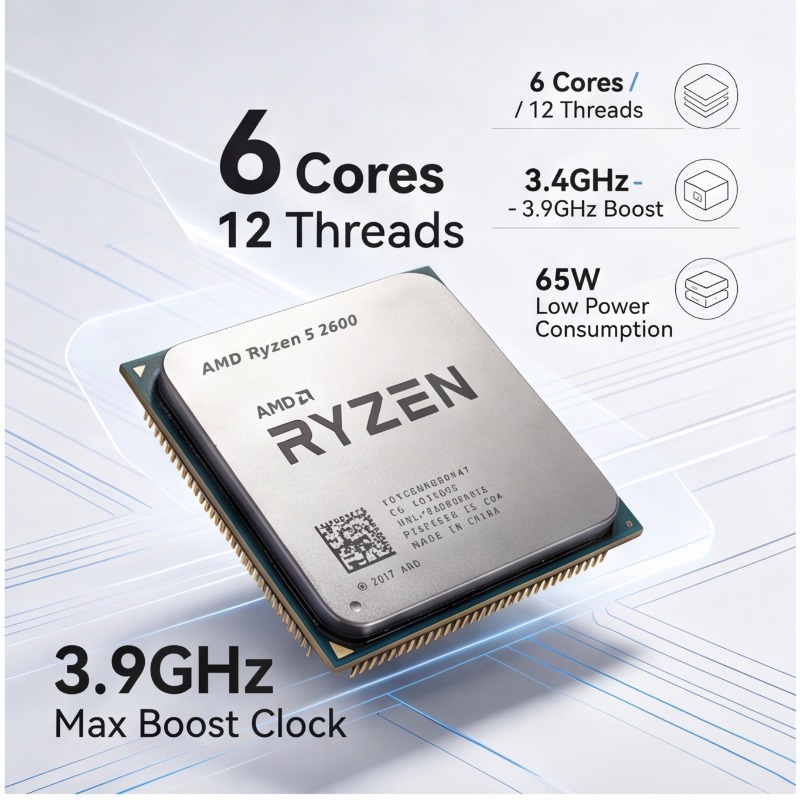 AMD Ryzen 5 2600 R5 2600 3.4GH - Pc Gaming Amd Ryzen 5 incelemesi ve fiyatı