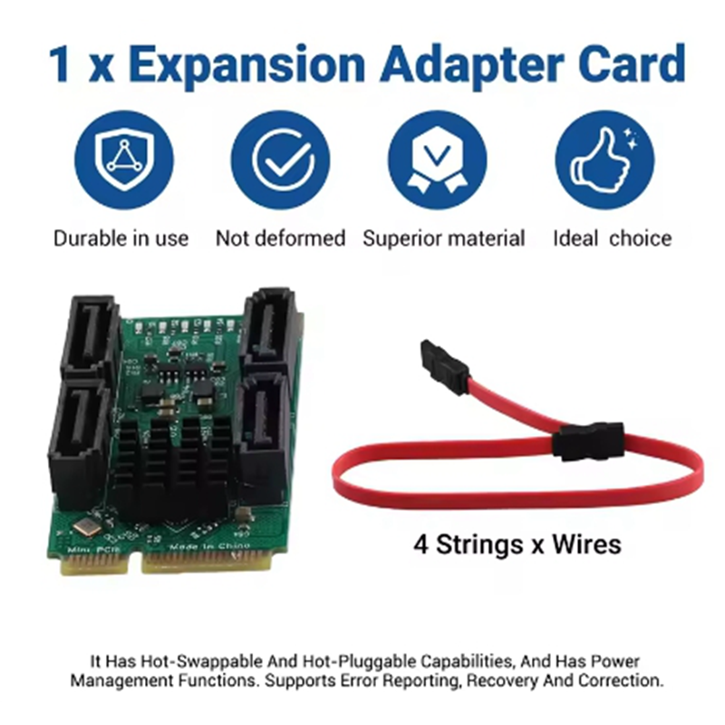Mini PCI-E'den SATA3.0'a Yükse - Pcie Riser Cable incelemesi ve fiyatı