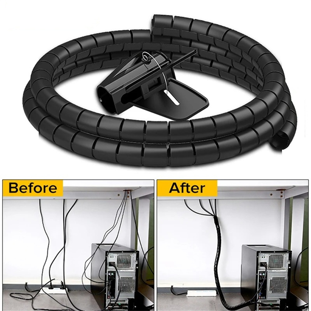 2M Esnek Spiral Kablo Düzenley - Desk Cable Organizer incelemesi ve fiyatı