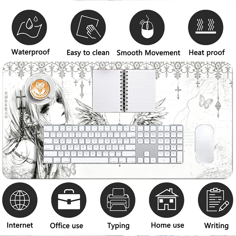 Deri Mousepad Siyah Beyaz Anim - Gaming Pc Equipment incelemesi ve fiyatı