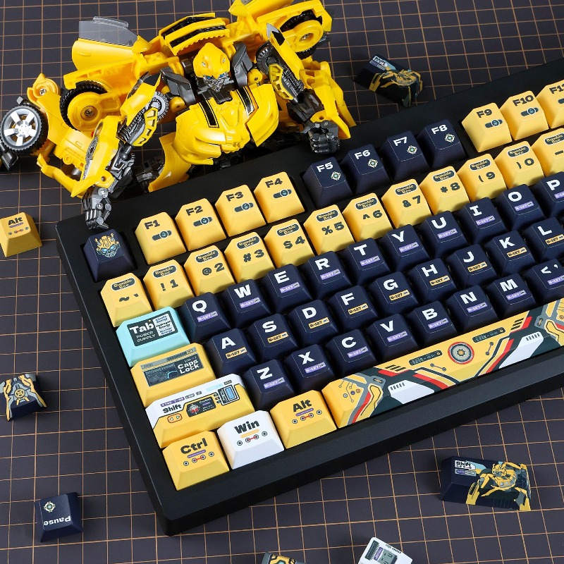 Sarı Arı Robot Tema Özel Tuş B - Pc Gaming Yellow incelemesi ve fiyatı