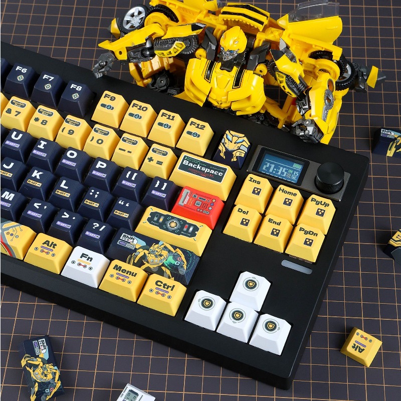 Sarı Arı Robot Tema Özel Tuş B - Pc Gaming Yellow incelemesi ve fiyatı