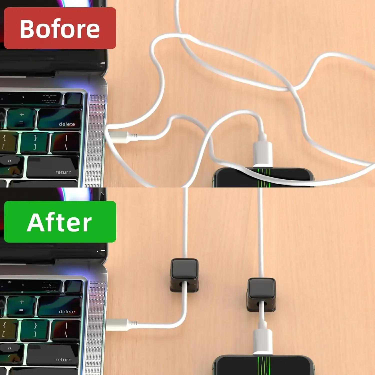 Mini Kablo Düzenleyici, Manyet - Desk Cable Organizer incelemesi ve fiyatı