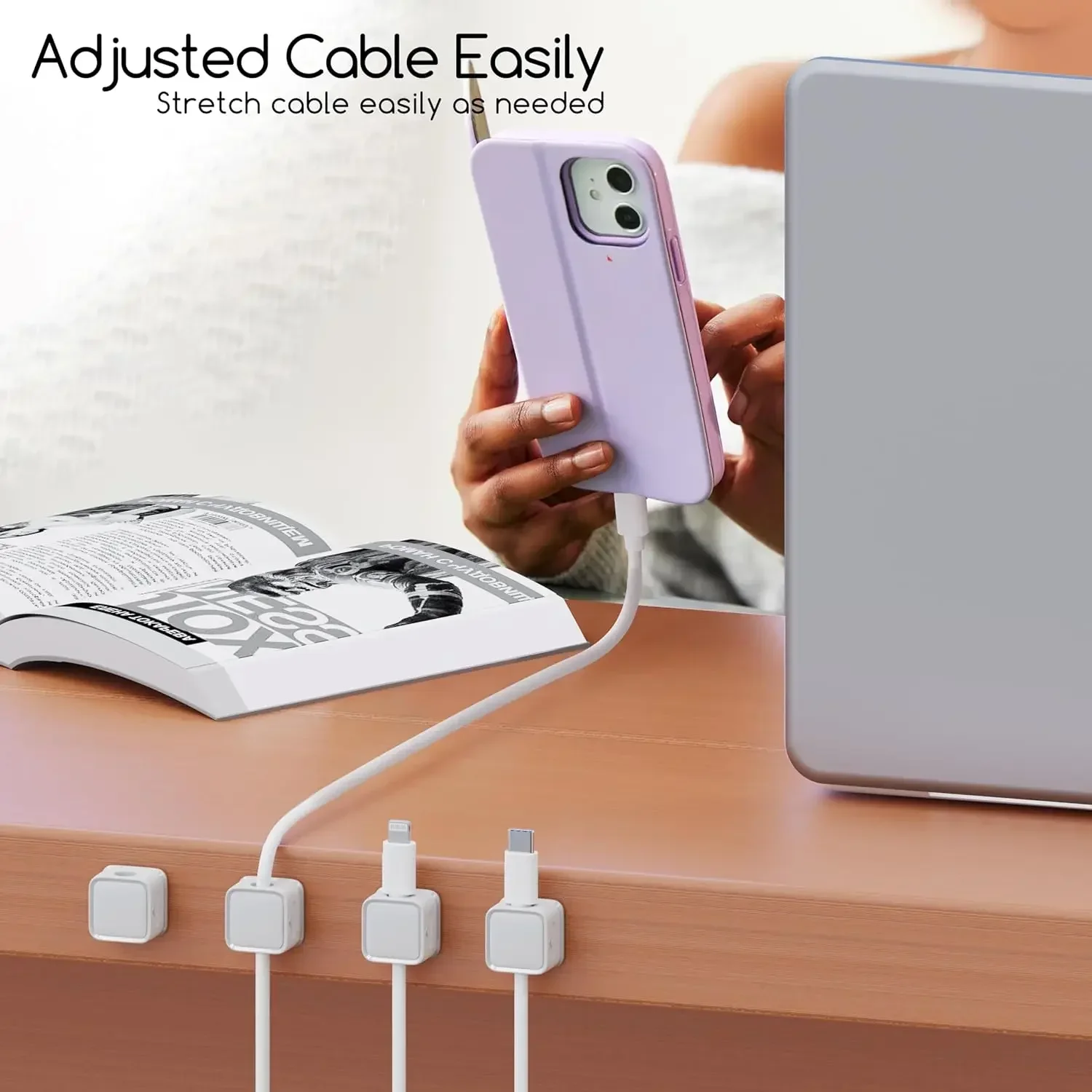 Mini Kablo Düzenleyici, Manyet - Desk Cable Organizer incelemesi ve fiyatı